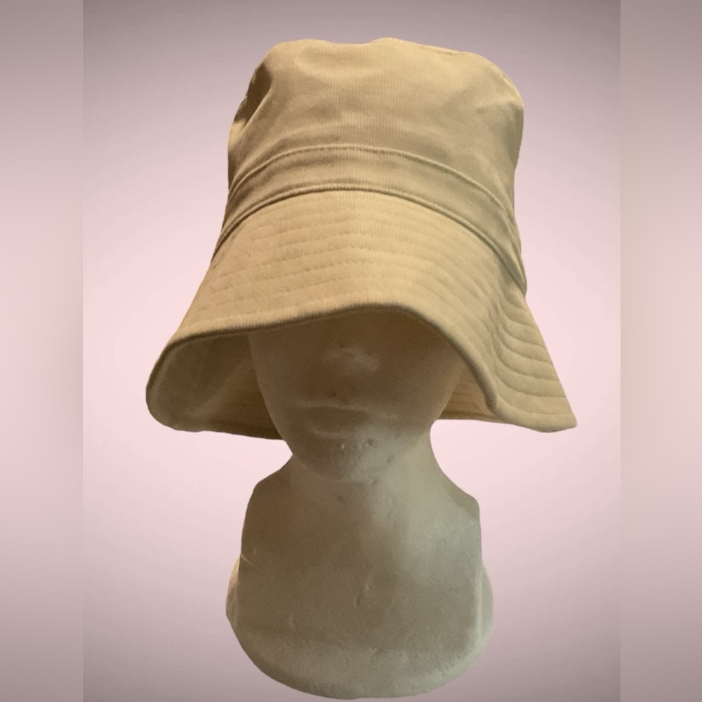 Banana Republic Soft Fine Cord Beige Bucket Hat